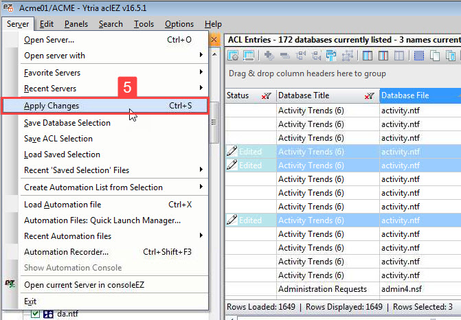 Save the changes you've made