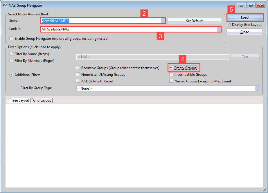 Choose which NAB to explore and apply filters to narrow down your results accordingly