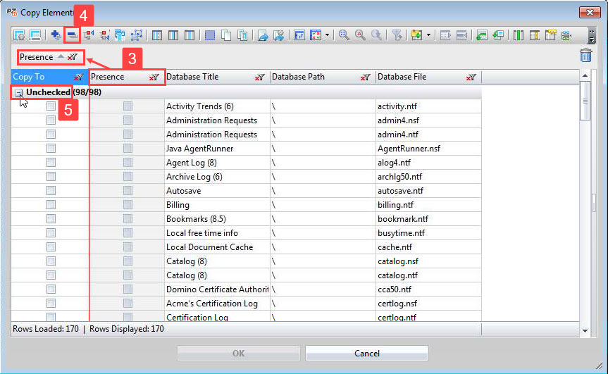 Determine where the ACLs are missing