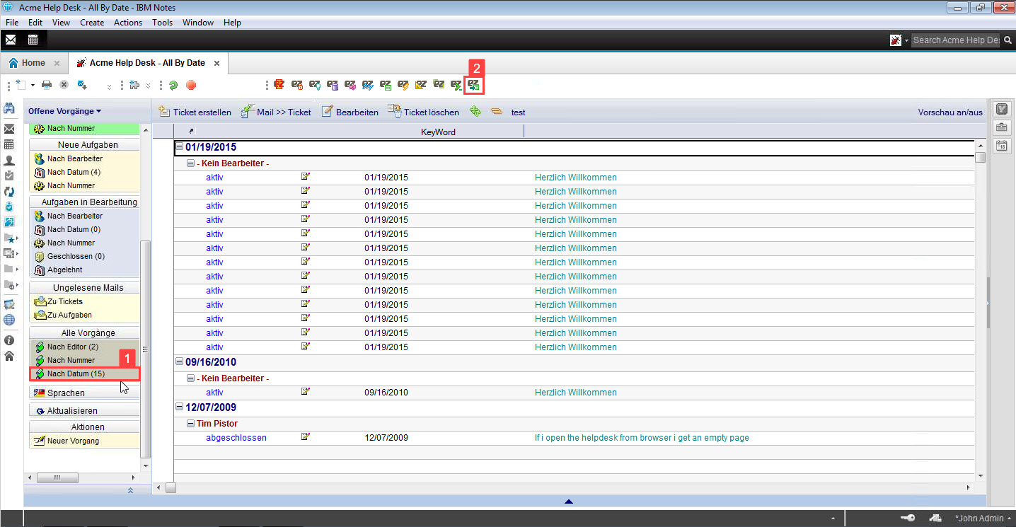 While working in a view, just click the viewEZ single-view launch icon