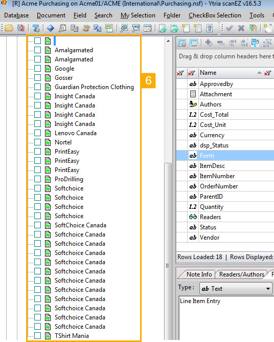 The documents' displayed title will now be set to information that makes selecting the correct documents easier