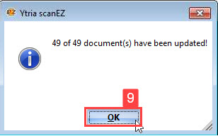 The process is now complete. The items are updated and saved automatically